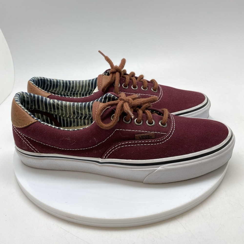 Vans Sneakers Mens 8 Womens 9.5 Era 59 721461 Red Canvas Athletic Casual Shoes